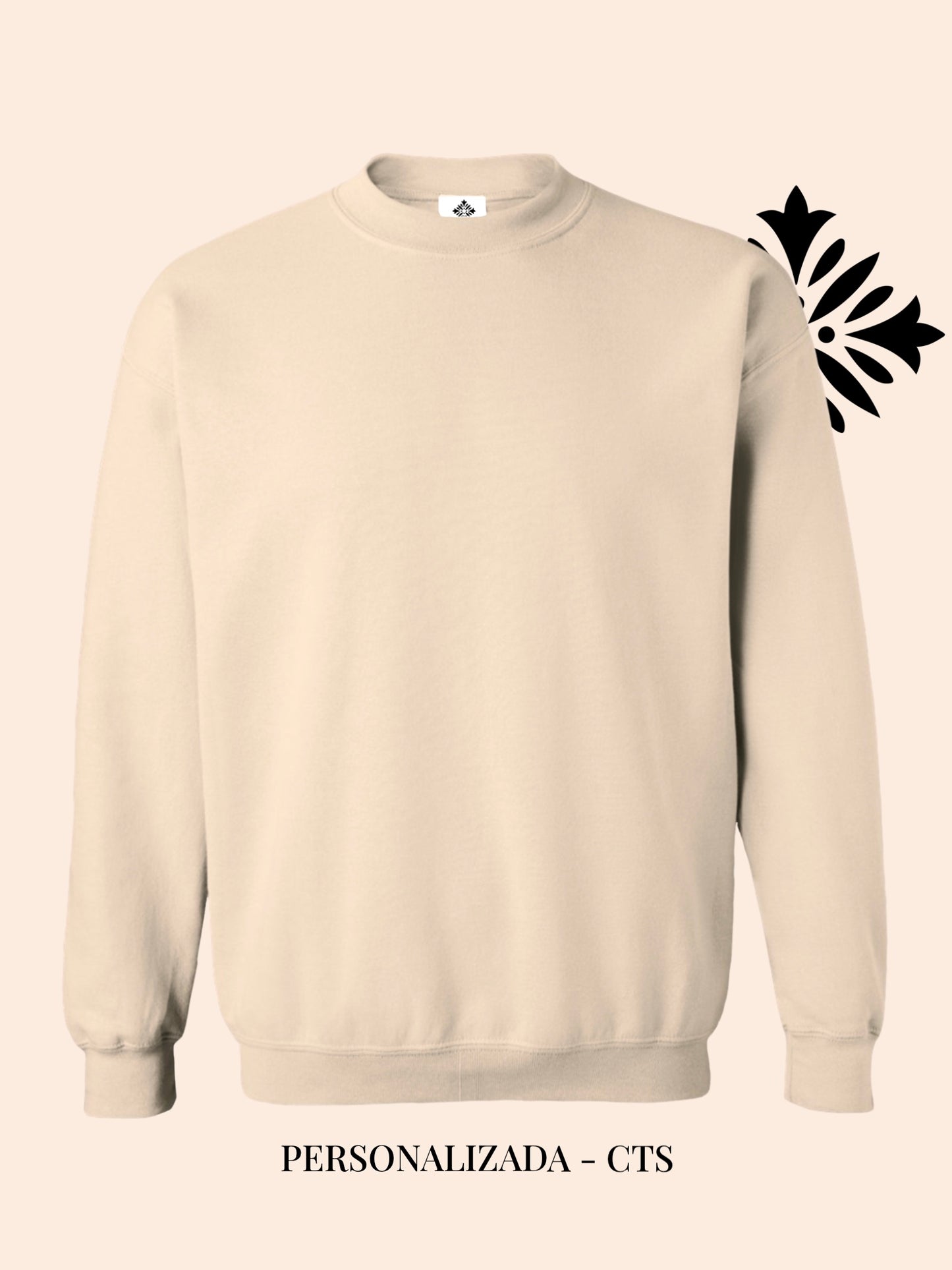 Sudadera Beige Personalizada - CTS