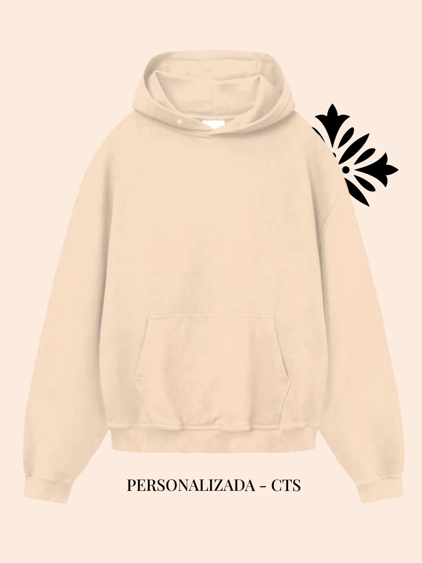 Personalized Beige Hoodie - CTS