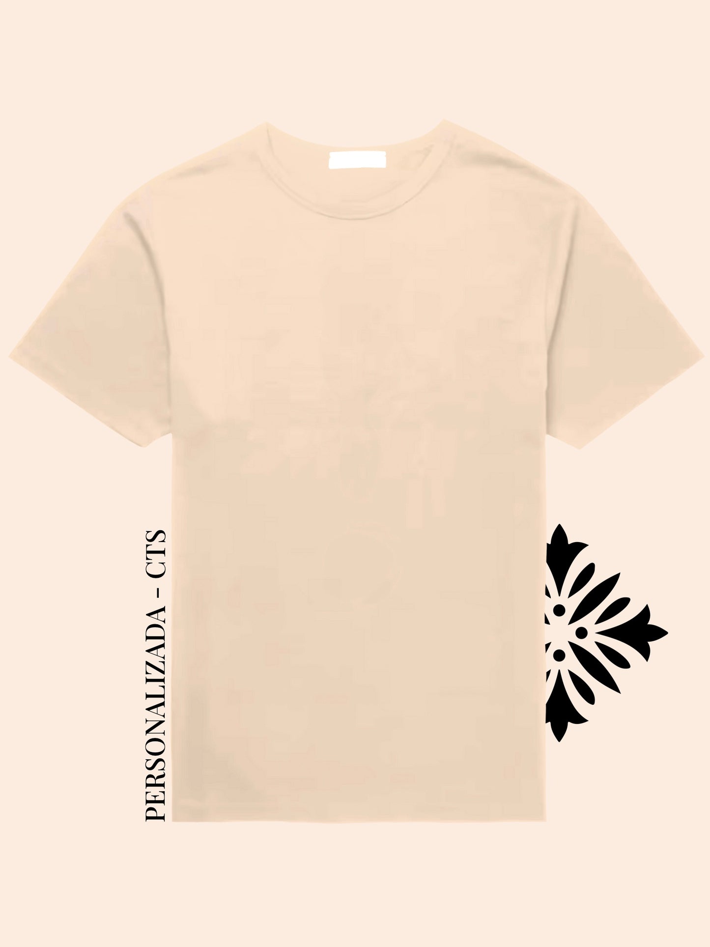 Personalized Beige T-shirt - CTS